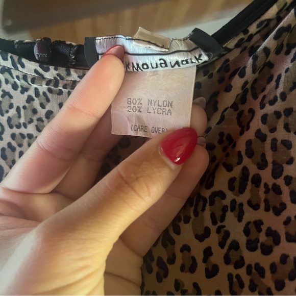 Vintage Mark Wong Nark Cheetah Print, High Slit, Maxi Skirt - Picture 6 of 13